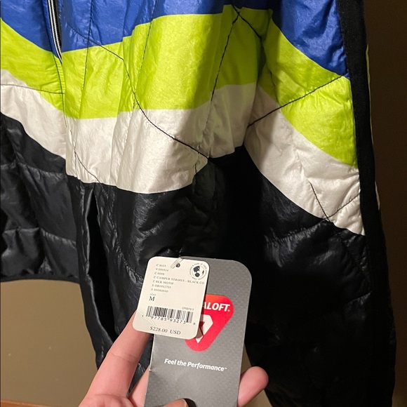 NWT Free People Pippa Packable Puffer in Camper Stripes - Picture 5 of 11